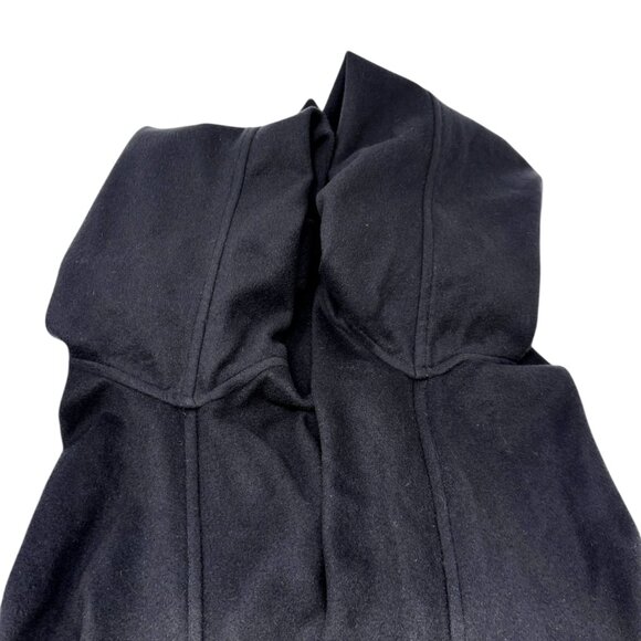 CHANEL Vintage 95A CC Mark Logo Long Coat Jacket #38 Cashmere Dark Blue [106373] - Picture 7 of 12